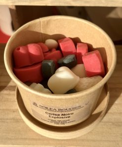 Pot Cerise Noire Explosive - Solea Bougies