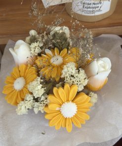 Bouquet marguerite & tulipe - Solea Bougies