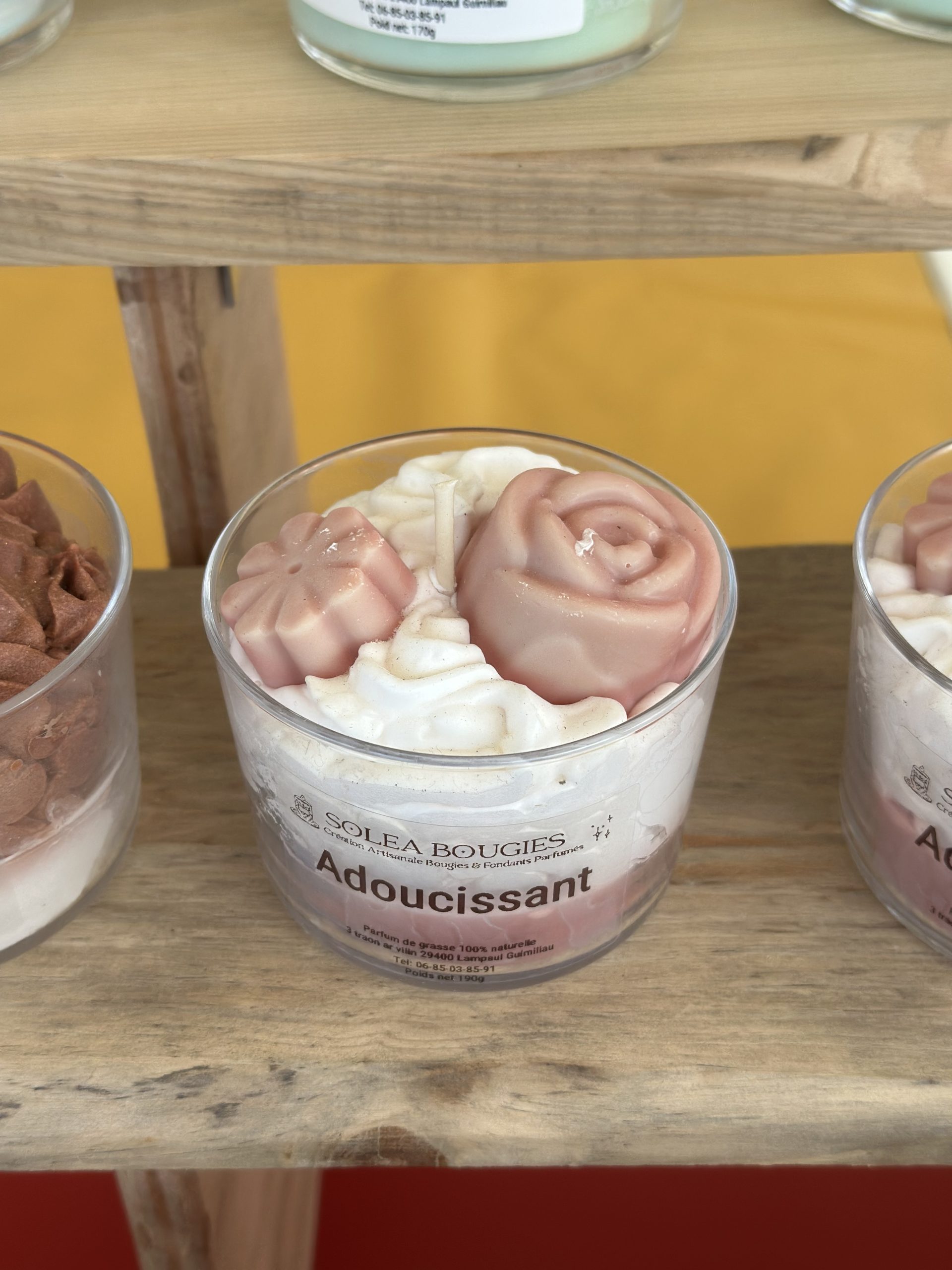 Bougies Chantilly Adoucissant - Solea Bougies