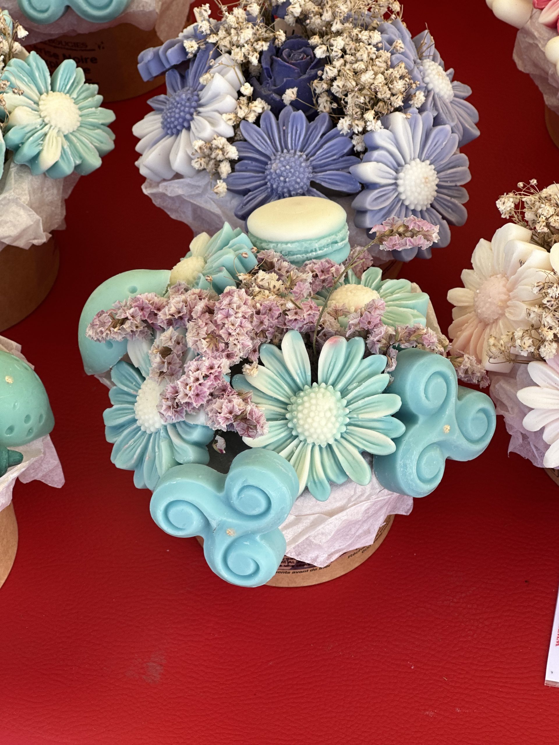 Bouquet fleurs et triskell