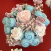 Bouquet fleurs et triskell