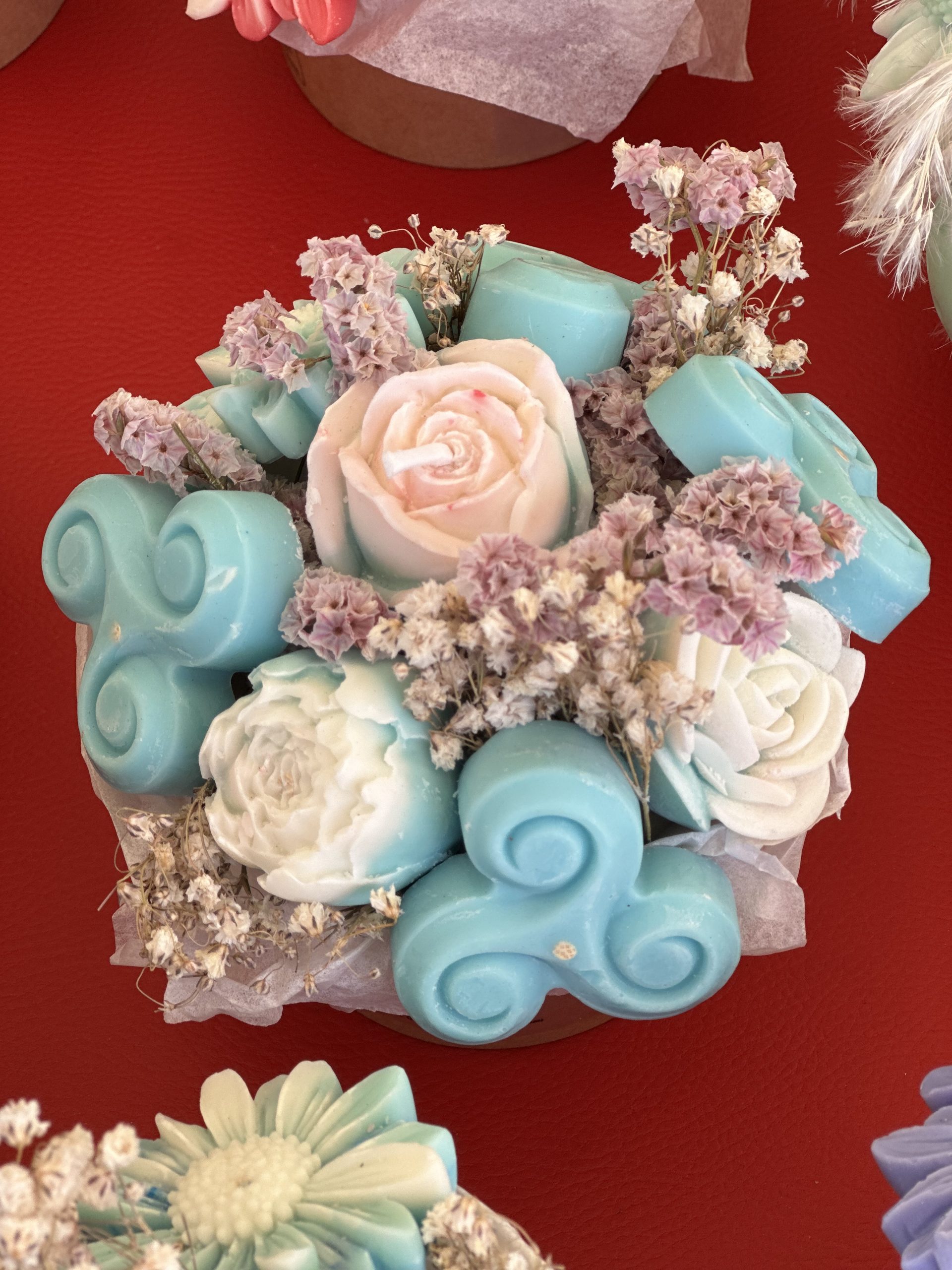 Bouquet fleurs et triskell