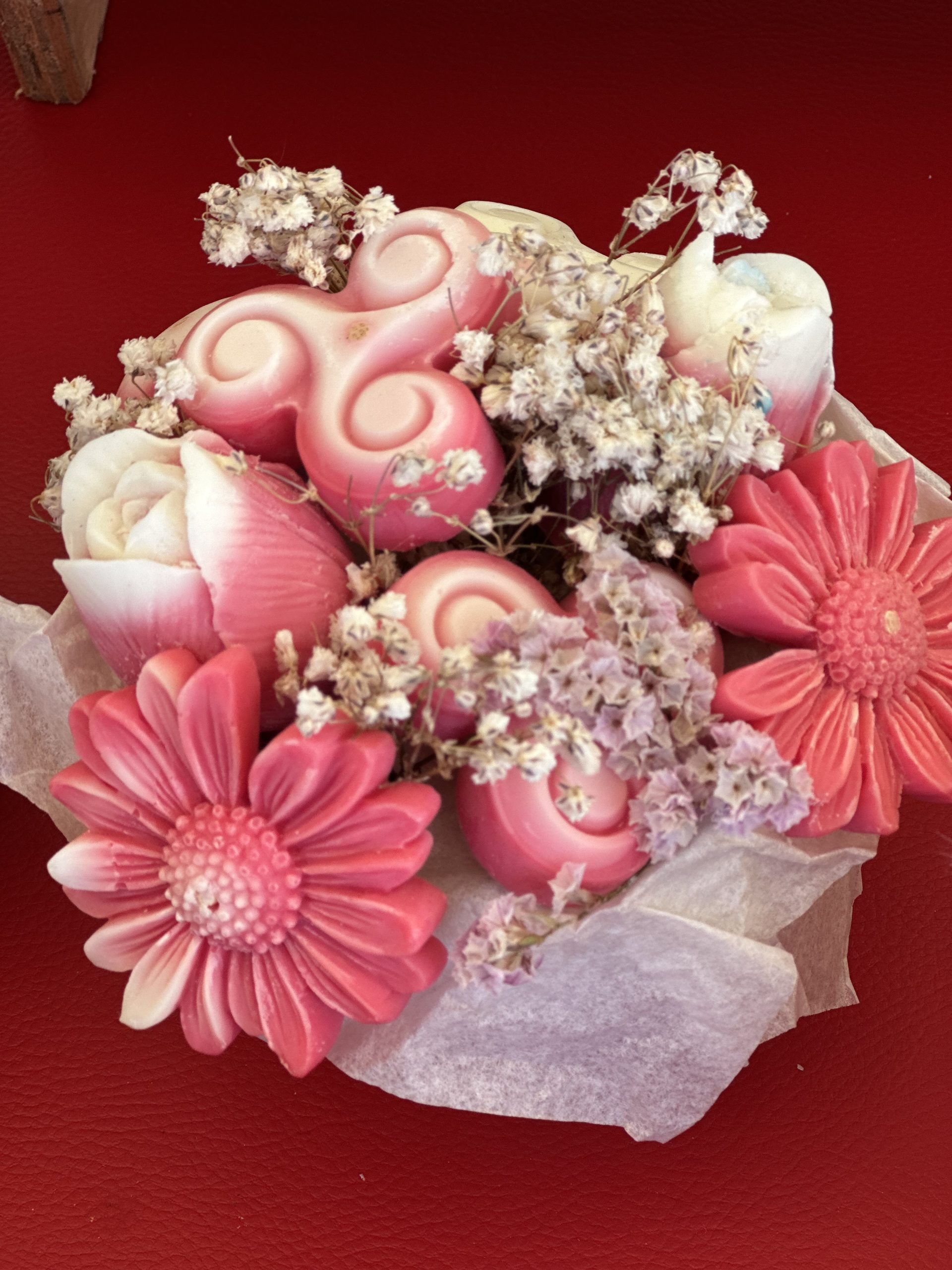 Bouquet fleurs et triskell